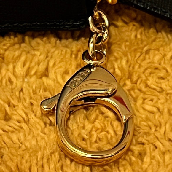 Fendi Monster Eyes Black Keychain Keyring Coin Money Letting Pouch - Picture 5 of 5